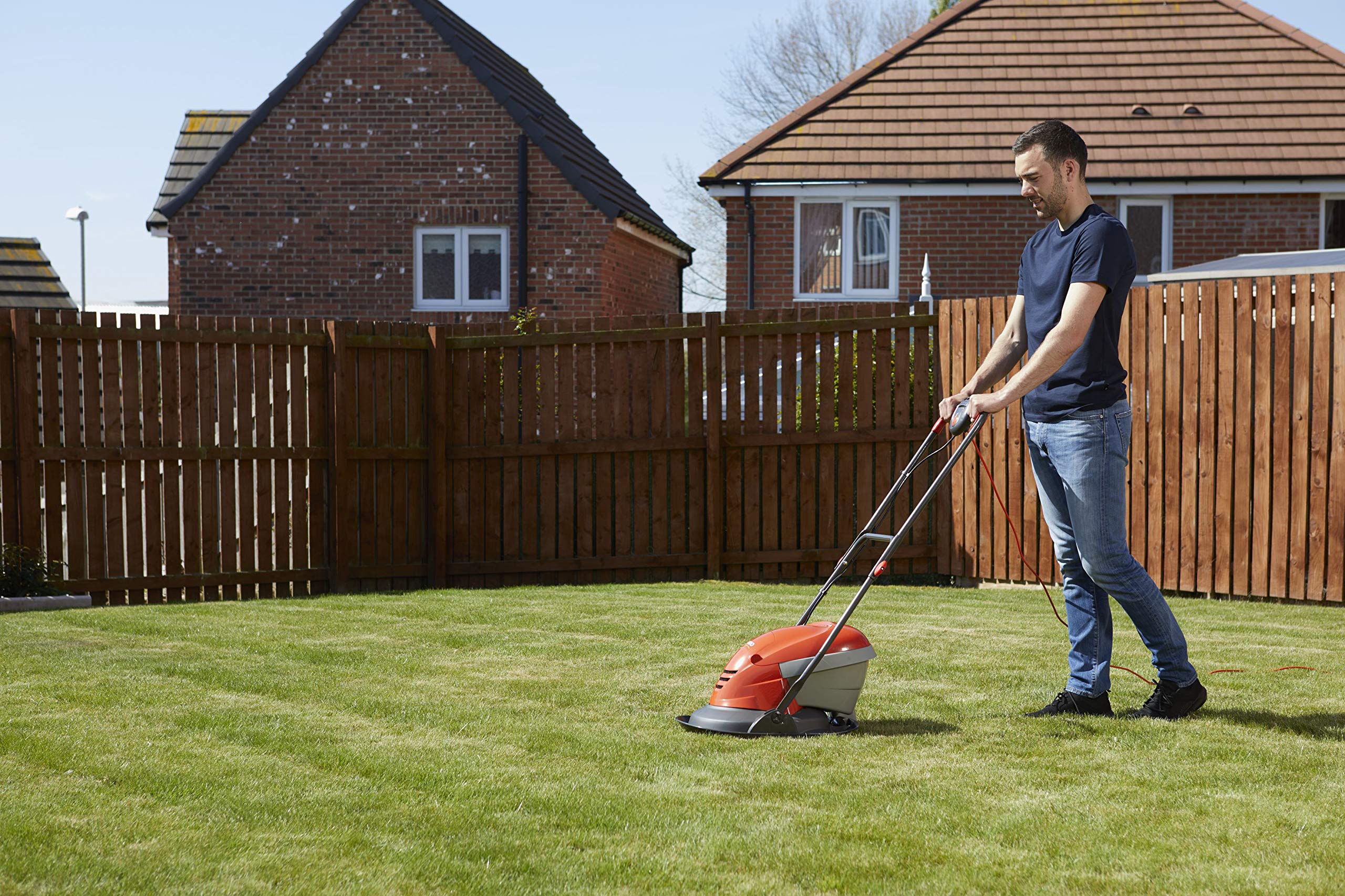 Flymo Hover Vac 270 Electric Hover Lawn Mower | 1400W, 27cm Width