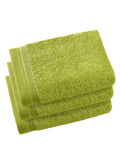 De Witte Lietaer Contessa Guest Towels | 100% Cotton – Lime Green, 3 Pack