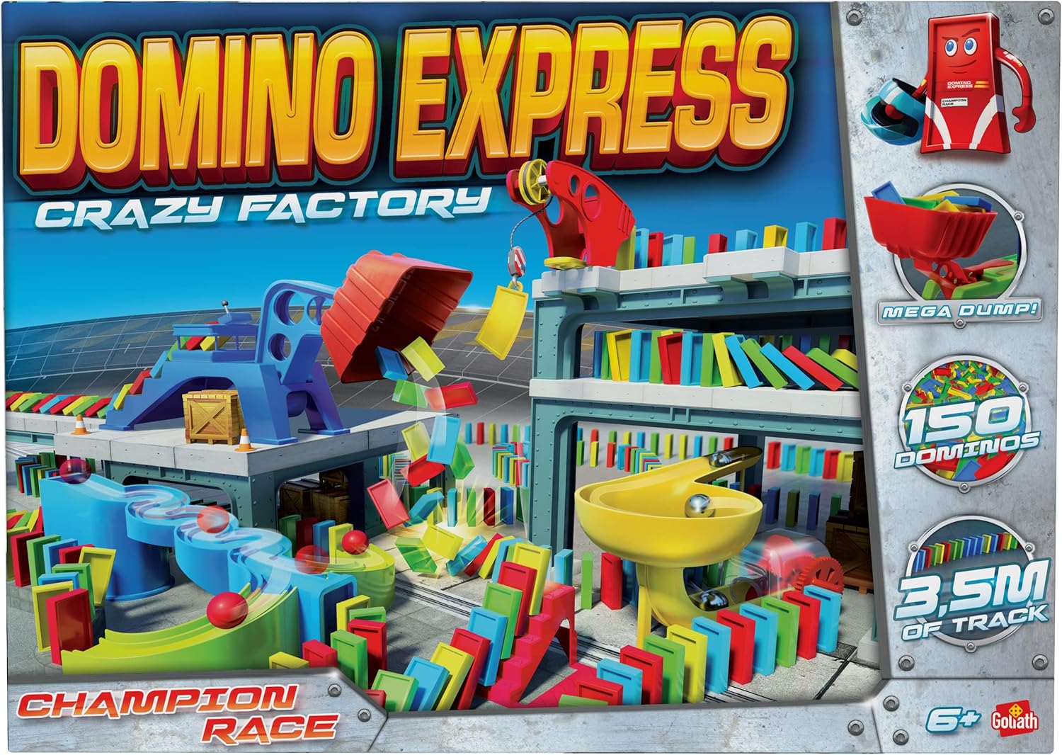Goliath Domino Express Crazy Factory – Creative Marble Run Set