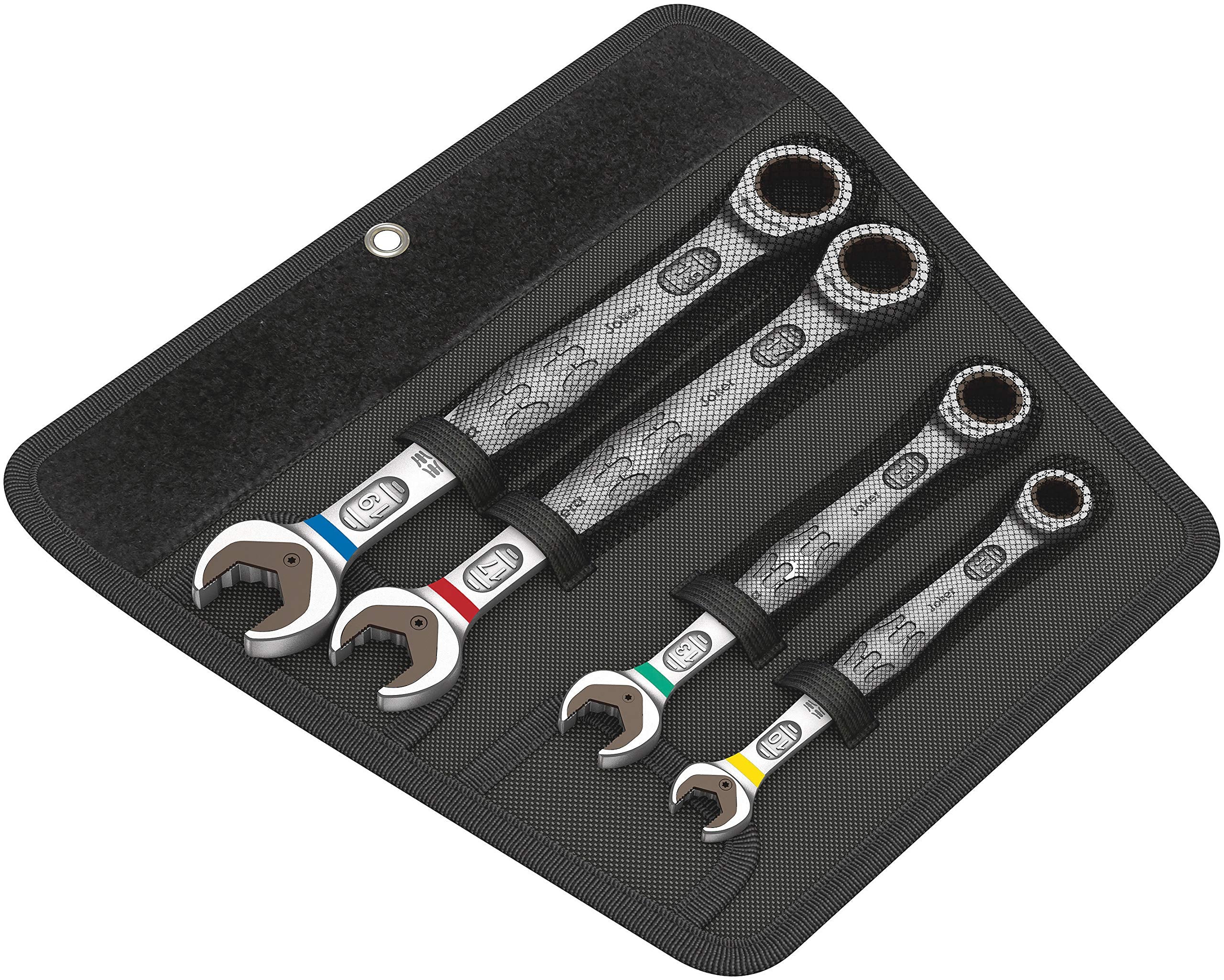 Wera Joker Metric Combination Ratchet Spanner Set, 4pc