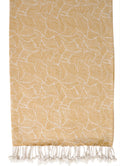 Atout Ciel Fouta Beach Towel 90 x 180 cm Printed with Fringes Yellow - image 1