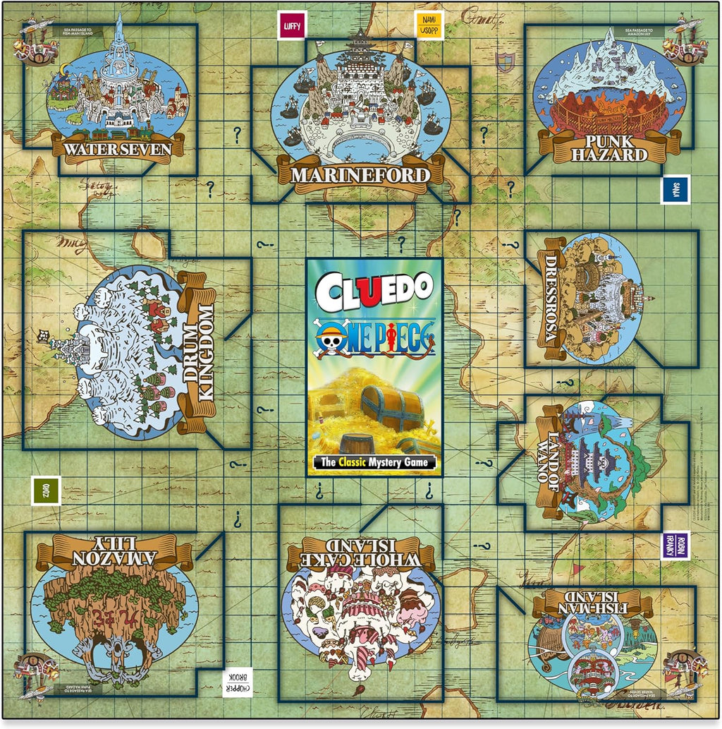 Cluedo: One Piece Edition Board Game – Snaps Anime Strategy Game