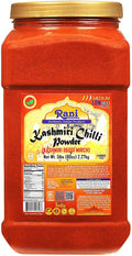 Rani Kashmiri Chilli Powder - Low Heat Ground Indian Spice, 5lbs Bulk