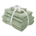 Catherine Lansfield Anti-Bacterial Cotton 6 Piece Towel Bale – Sage
