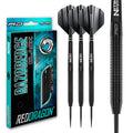 Red Dragon Razor Edge Black 26g Steel Tip Darts – 85% Tungsten Set