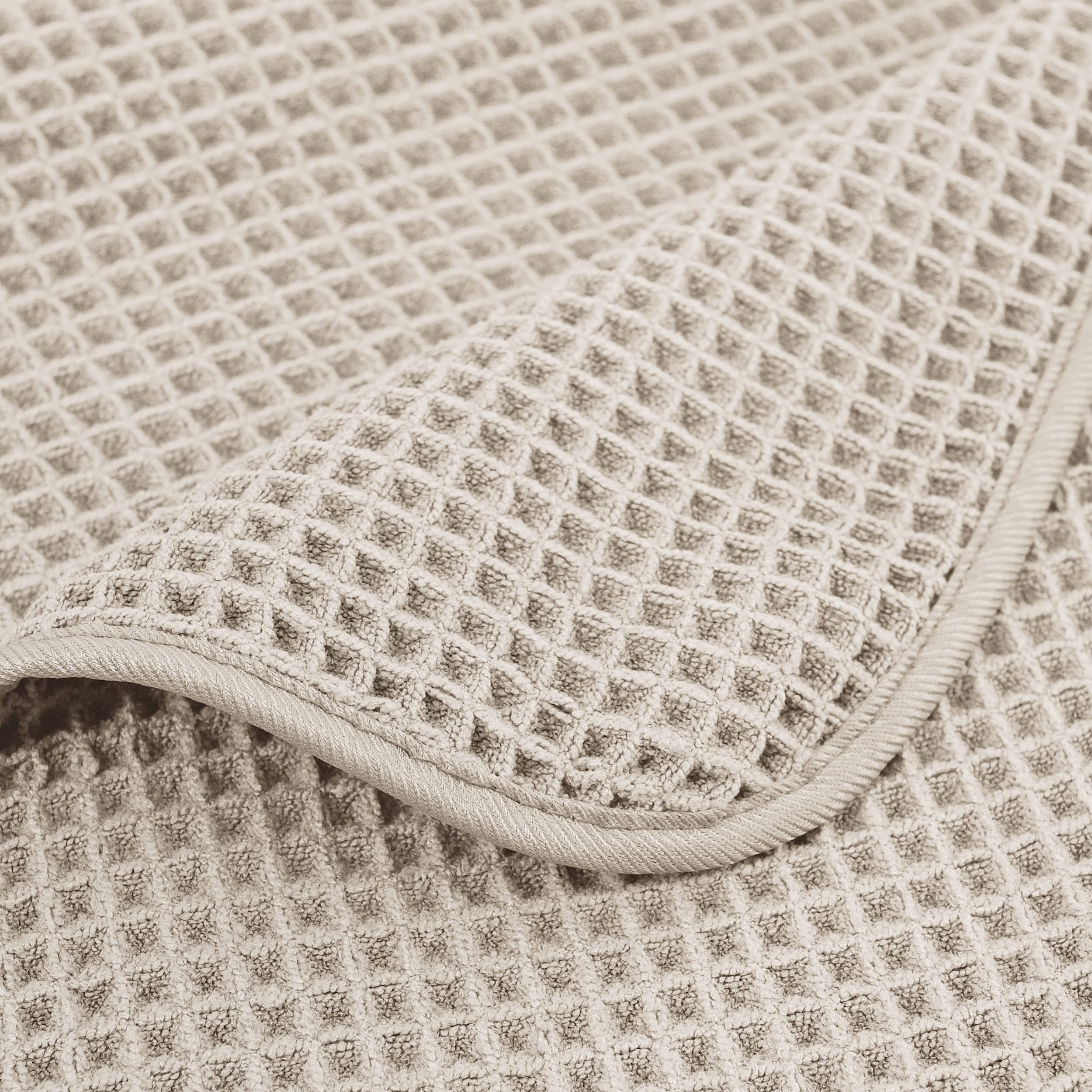 Polyte Microfibre Bath Sheets – Quick Dry Waffle Weave Towels, Set of 2