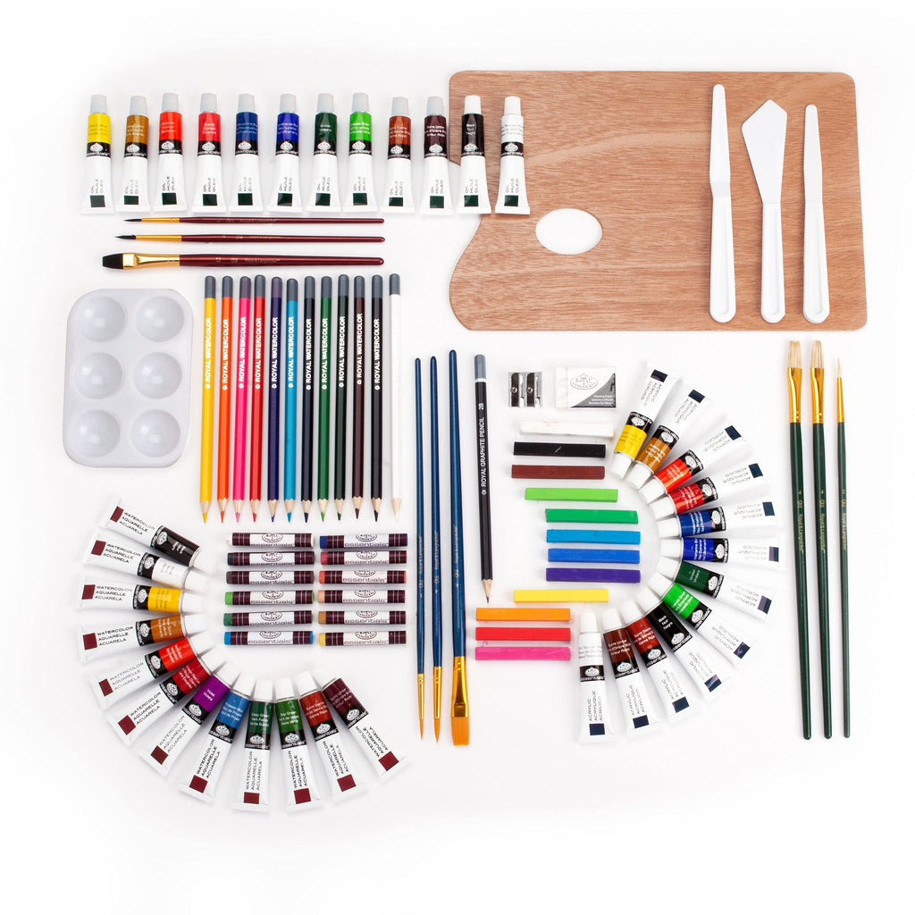 Royal & Langnickel All Media Artist Set with Portable Easel – 104 Piece