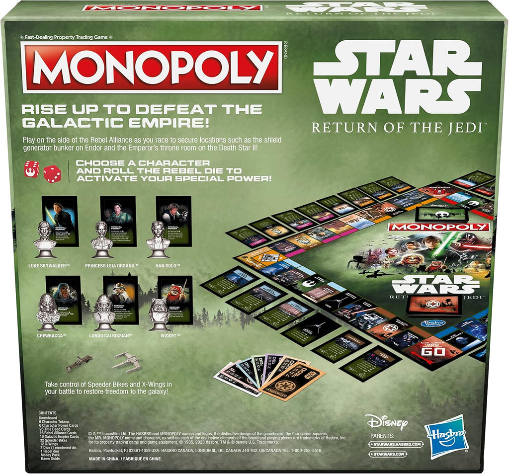 Monopoly: Star Wars Return of the Jedi Edition Board Game by Snaps