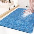 Loofah Shower Mat – Non-Slip Anti-Mould Bath Mat, Blue