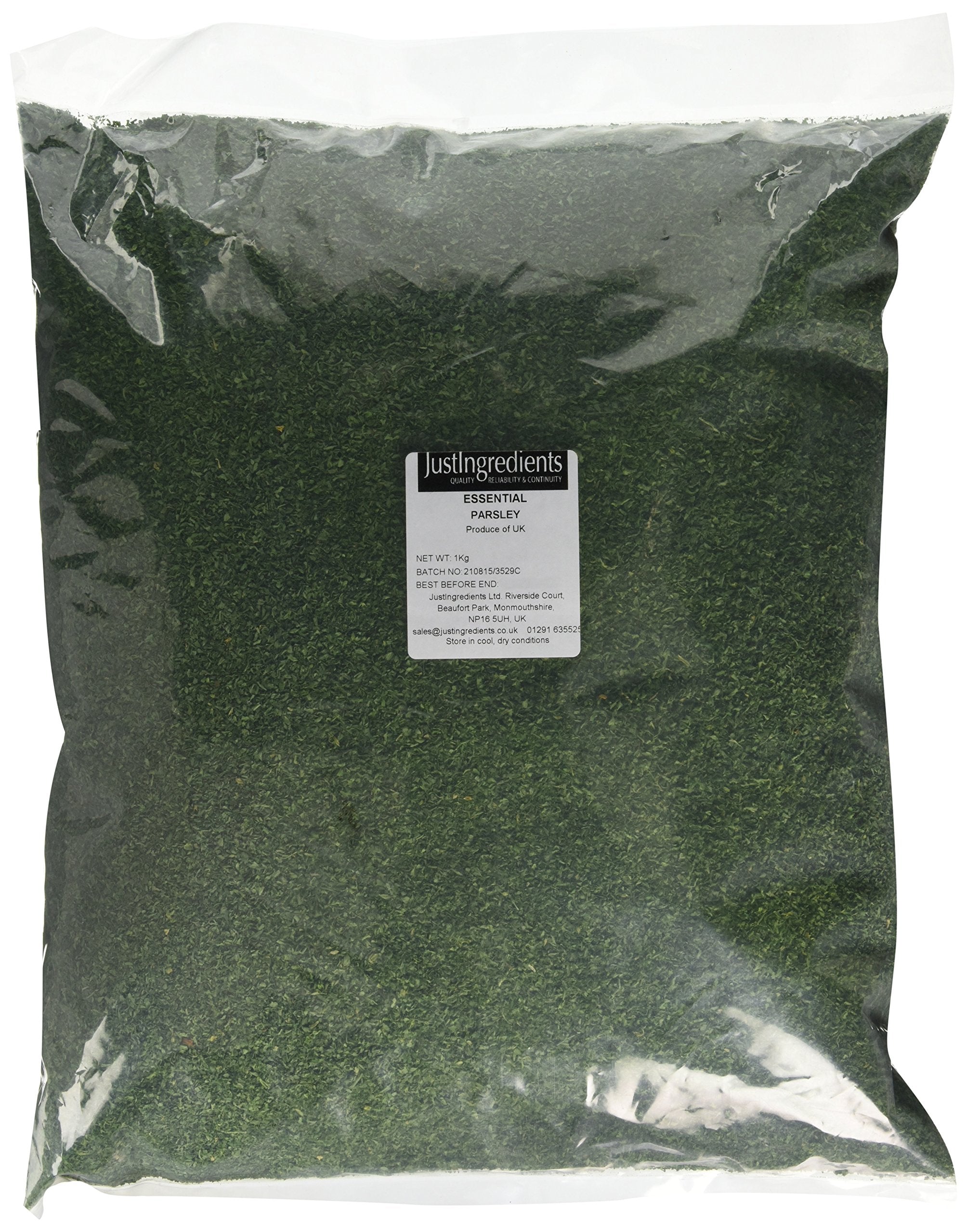 JustIngredients Dried Parsley – Premium Culinary Herb Garnish, 1kg