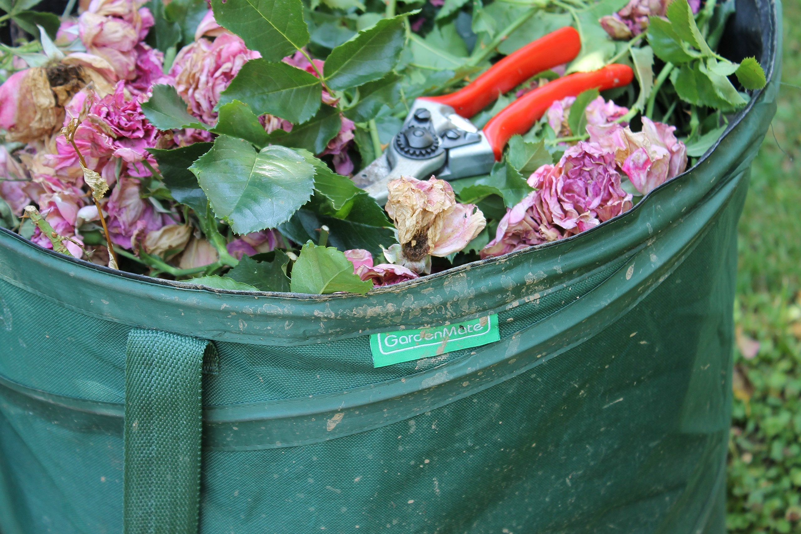 GardenMate 160L Pop-Up Garden Waste Bags - 2 Pack 600D Oxford Polyester
