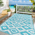 Enyhom Outdoor Rug | 150x240cm Reversible Plastic Straw Picnic Mat