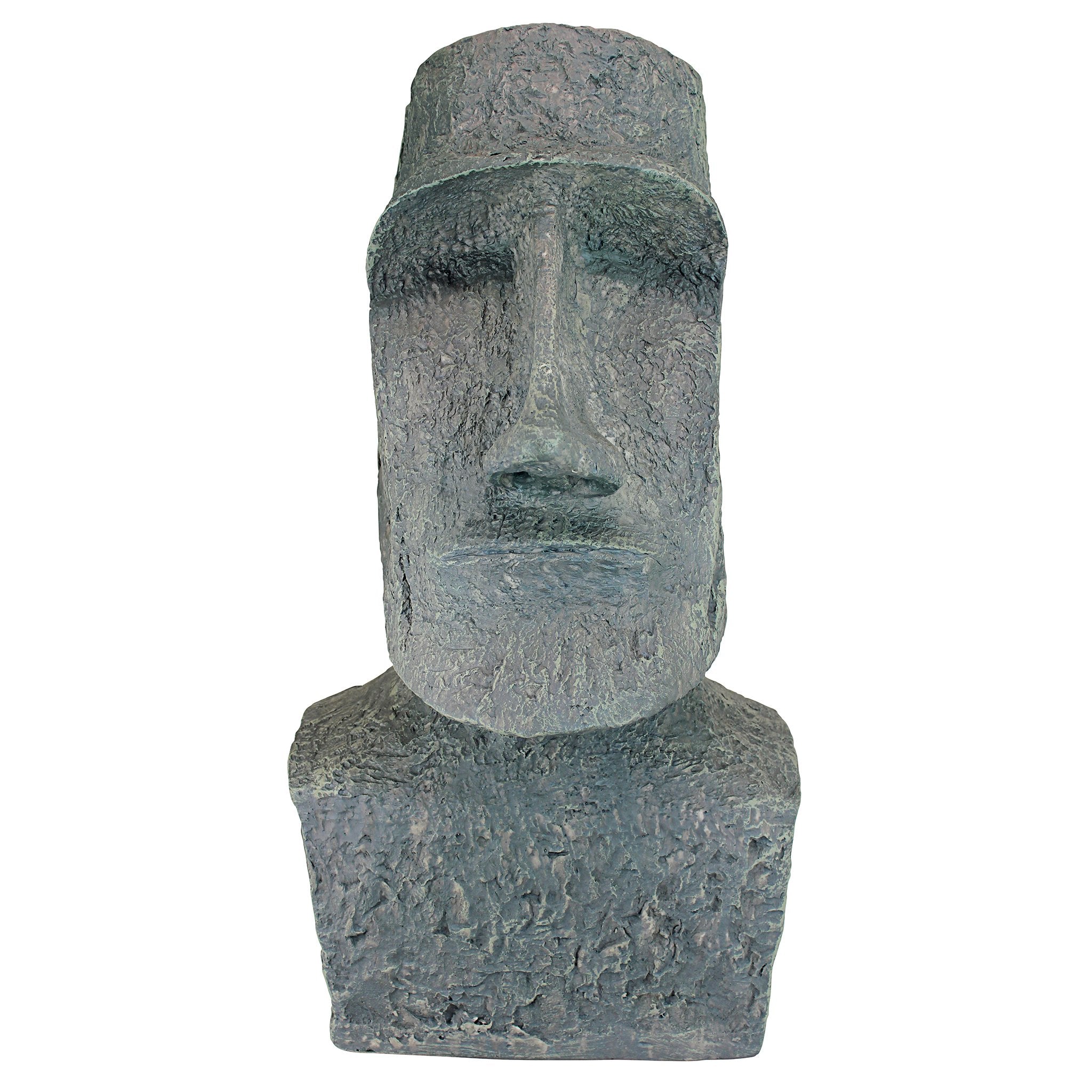 Design Toscano Moai Monolith Garden Statue – 61cm Grey Stone Polyresin