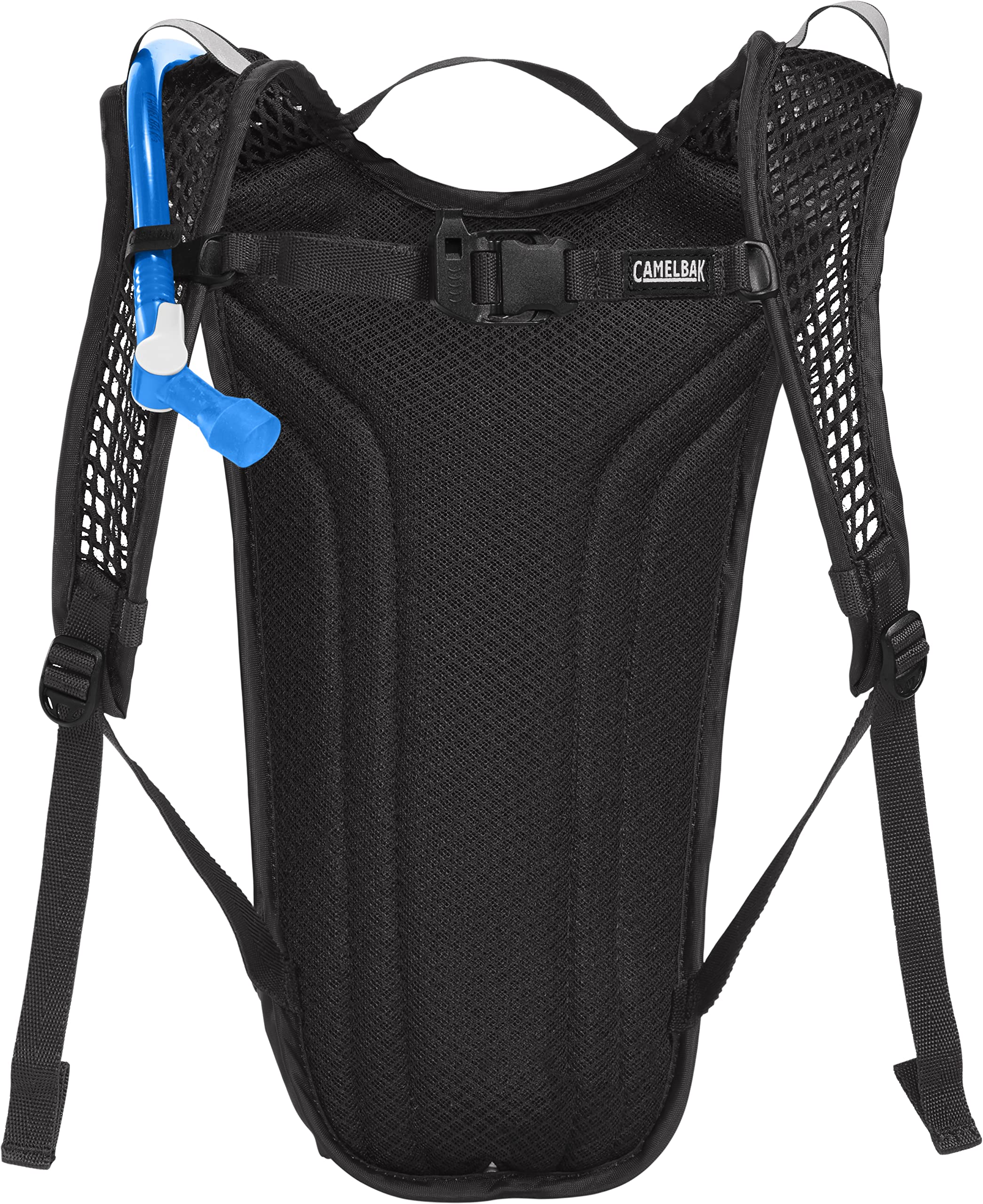 Camelbak Mini M.U.L.E. Kids Hydration Backpack - 50oz - Black/Flames