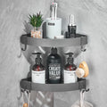 TRUSTLIFE Corner Shower Caddy – 2 Pack Drill-Free Space Aluminum Shelf