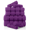 GC Gaveno Cavailia 8-Piece Egyptian Cotton Towel Bale Set – Aubergine