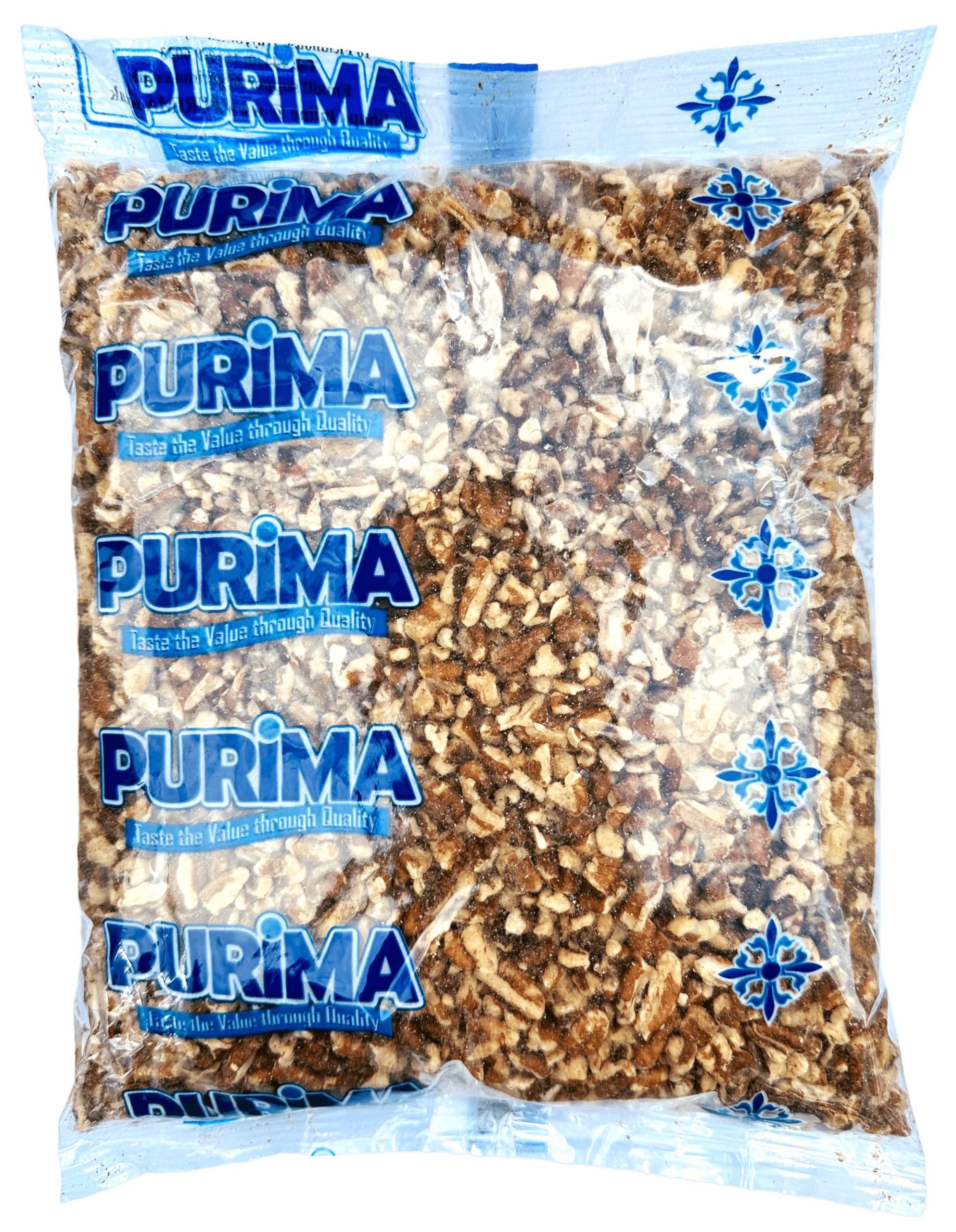 Purima Raw Pecan Pieces – 1kg Bulk Californian Nuts for Baking & Cooking
