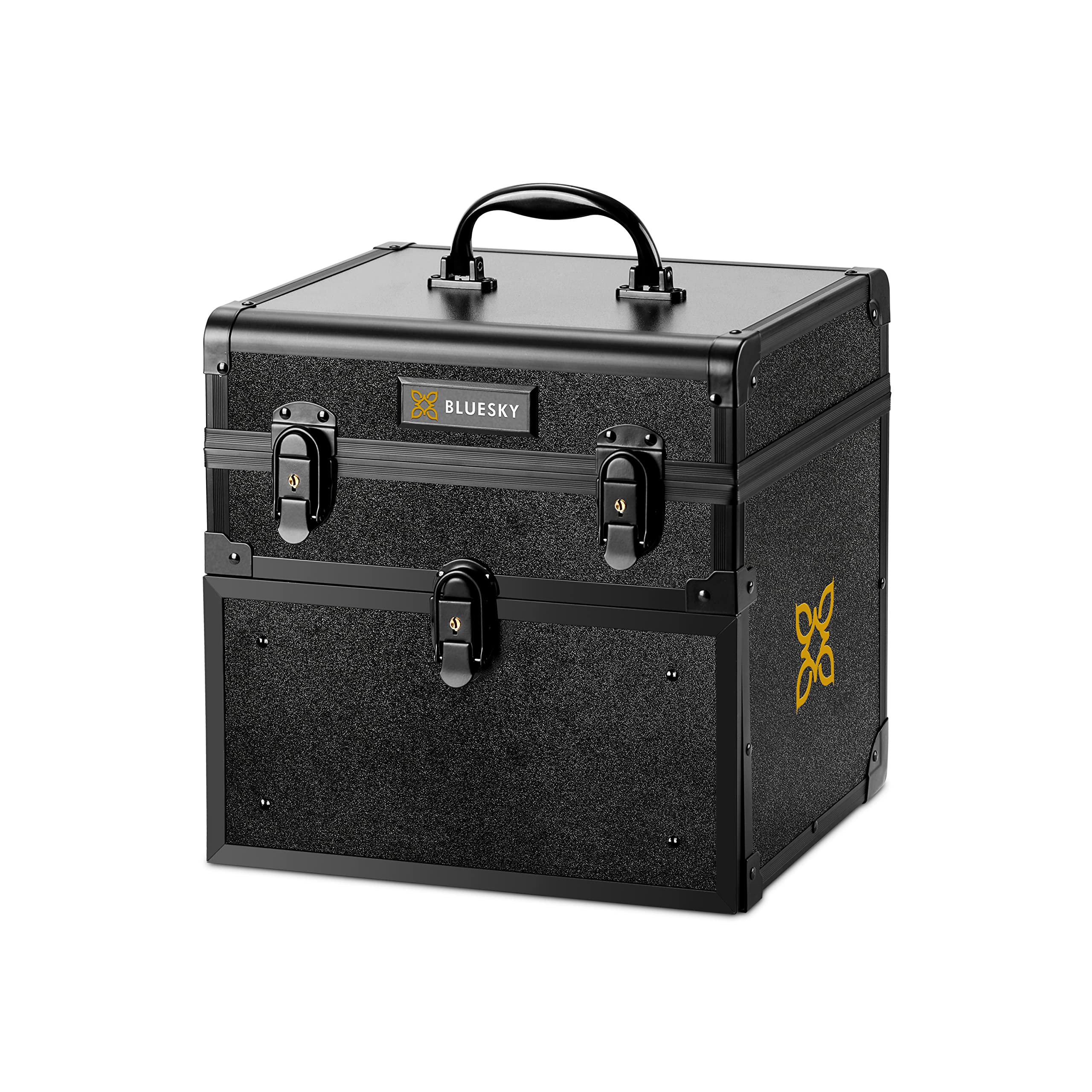 Bluesky Professional Nail Case | Metal Polish Organiser with 35 Slots
