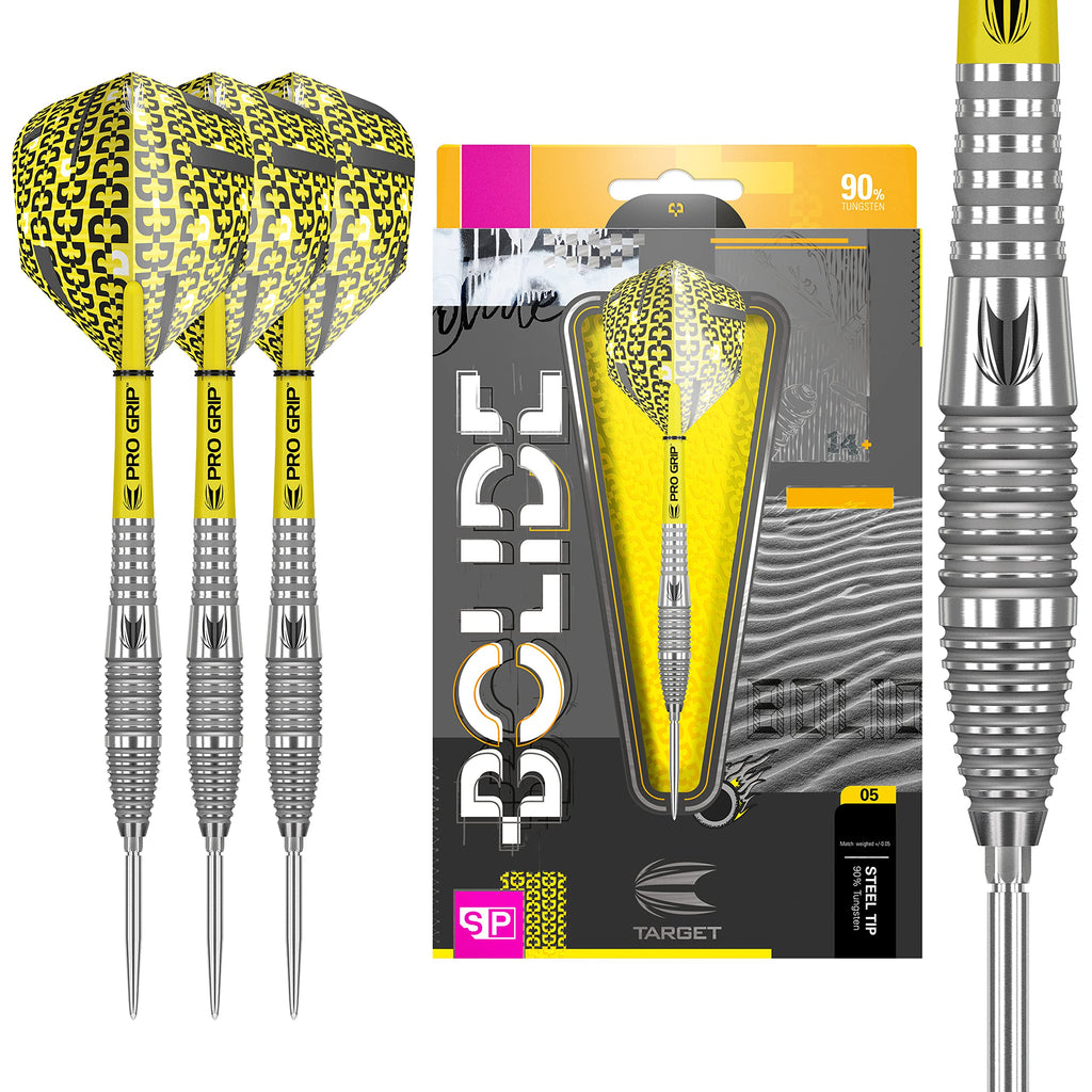Target Darts Bolide 05 90% Tungsten Swiss Point Steel Tip Darts - 24g