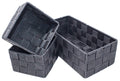 Storage Baskets, 3 Pack, Grey, Storage Baskets Sets, Woven Boxes for Home, Kitchens, Offices, Cupboards, Bathrooms, Shelves, Boxes - image 1