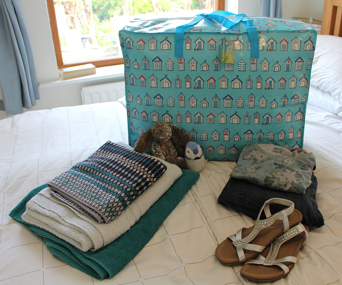 Extra Large Storage Bags, 65 ltr, Blue Beach huts - image 3