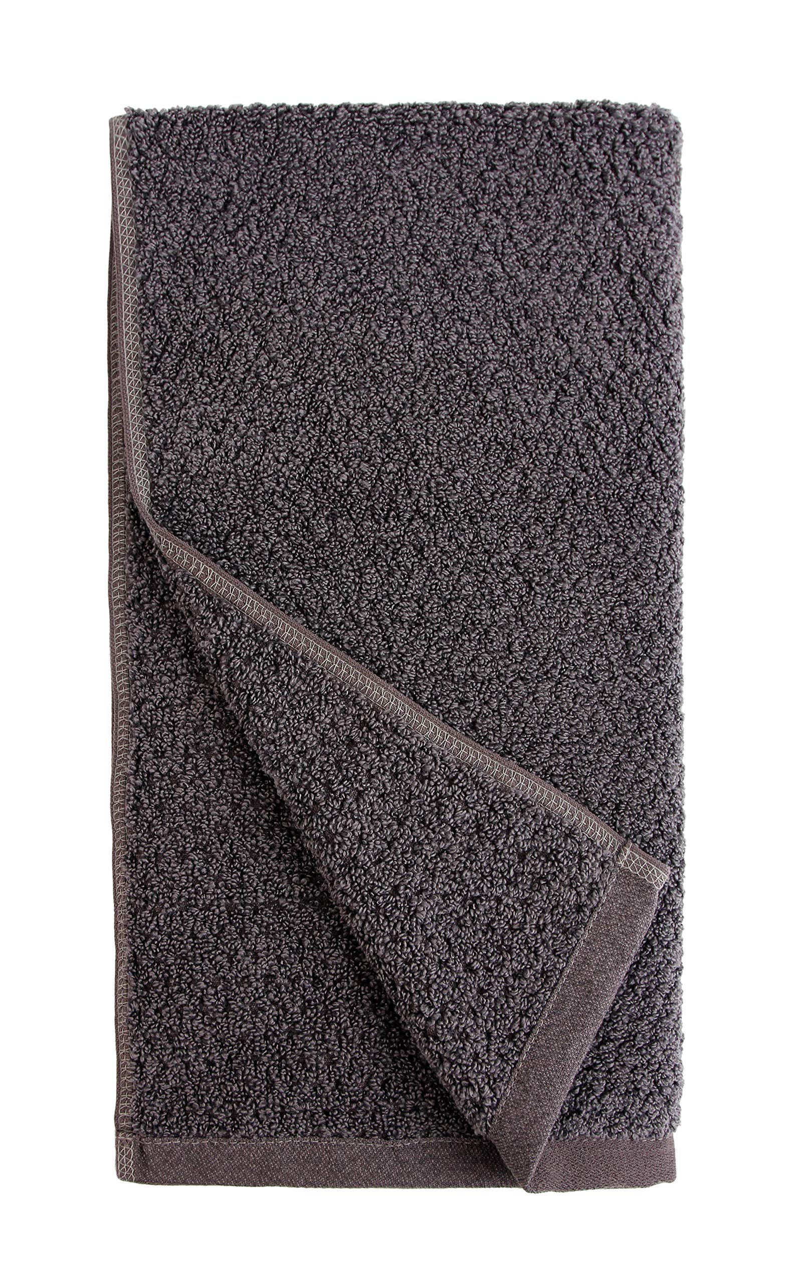 Everplush Quick-Dry Hand Towels – 4-Piece Cotton Microfiber Set, Charcoal