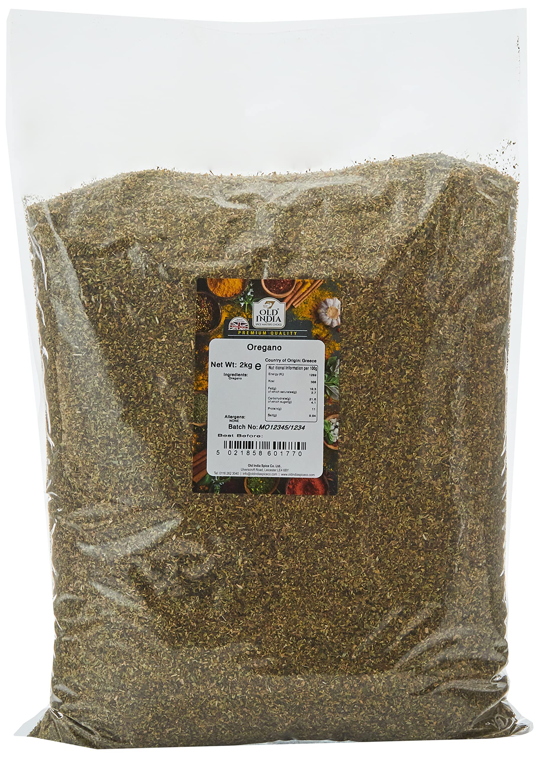 Old India Dried Oregano – 2kg Bulk Culinary Herb & Cooking Spice