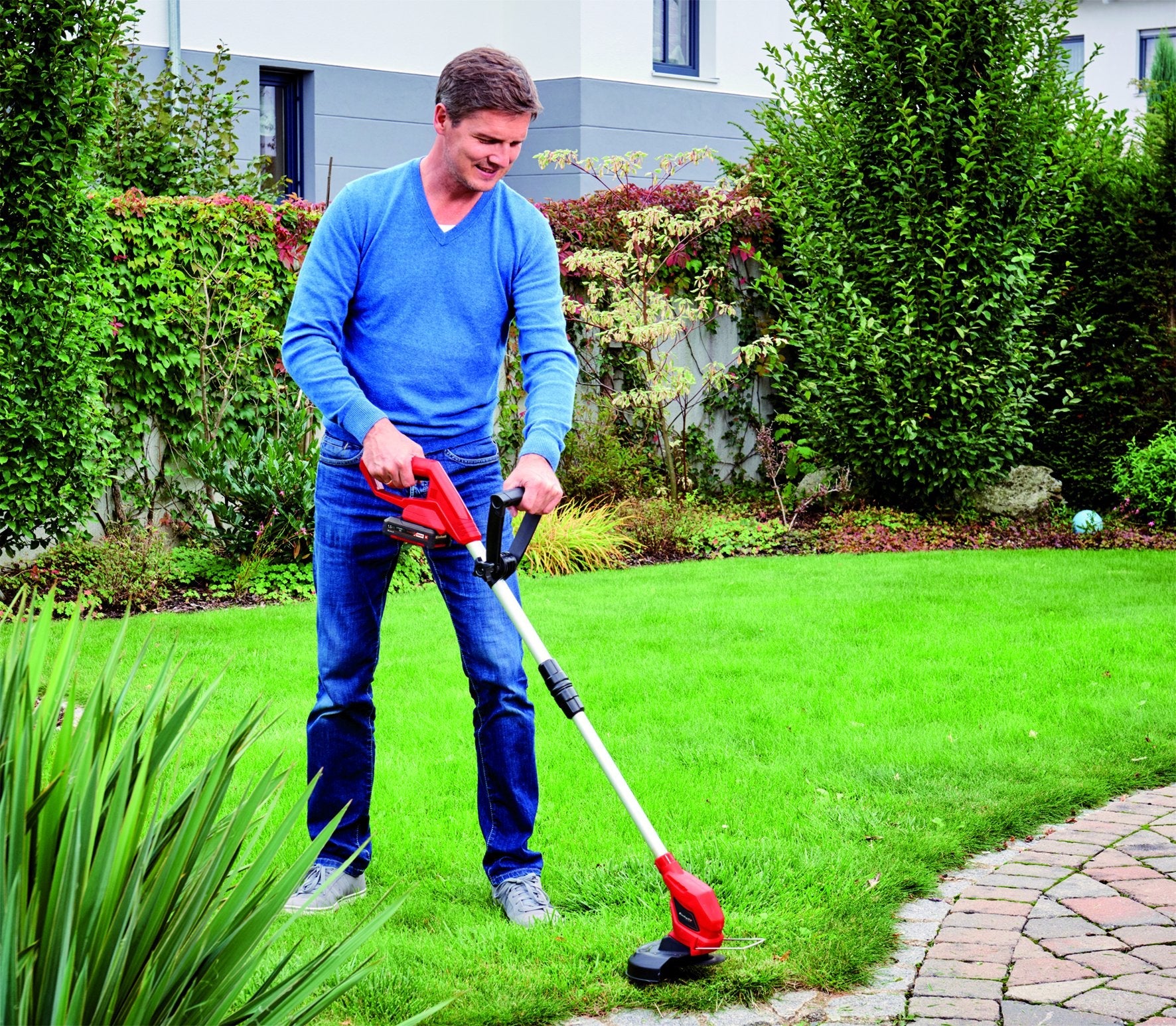 Einhell Power X-Change 18V Cordless Grass Trimmer - 24cm Cutting Width