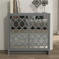 Galano Alice 2 Door Sideboard – Modern Wood Storage Cabinet, Night Owl