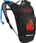 Camelbak Mini M.U.L.E. Kids Hydration Backpack - 50oz - Black/Flames