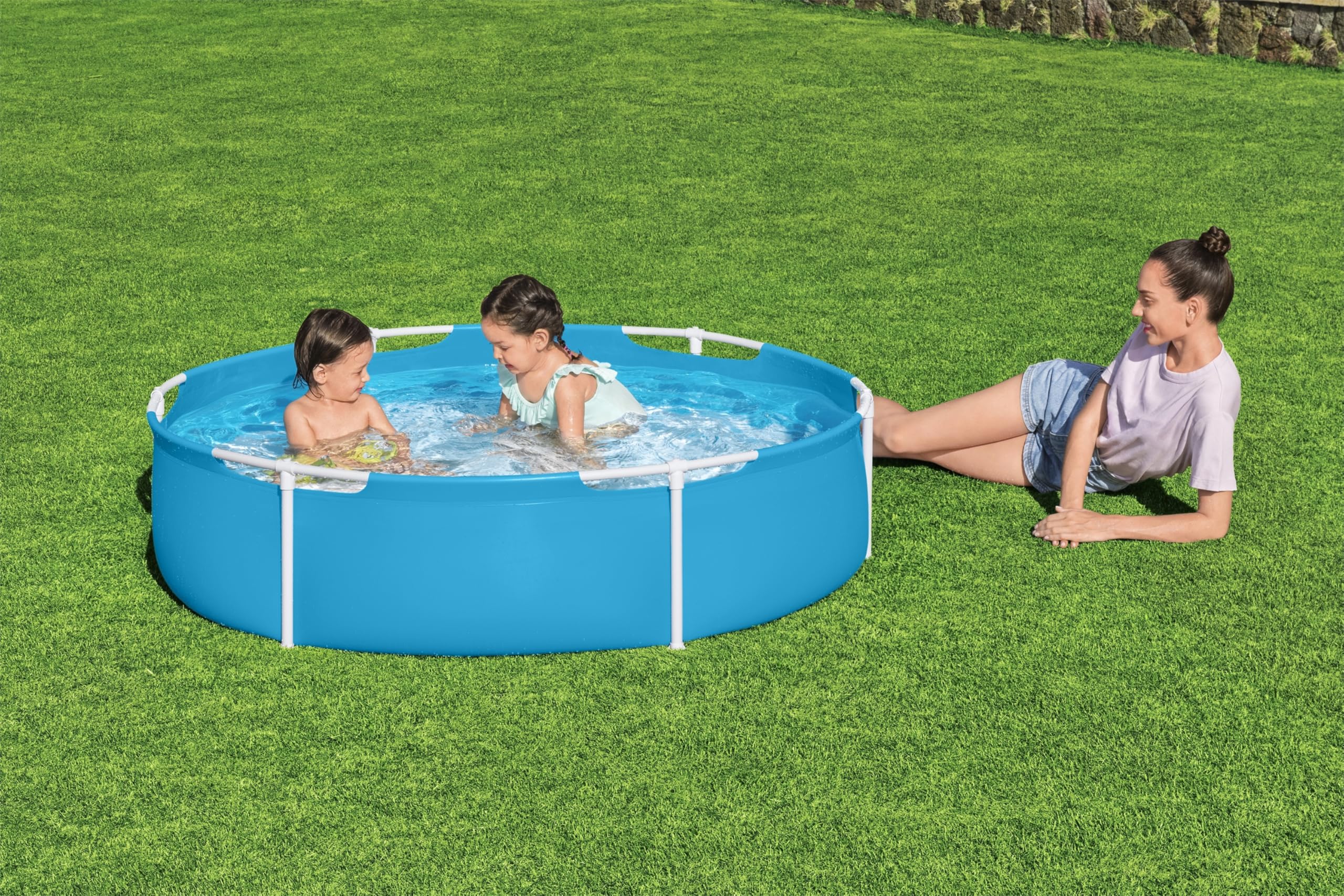 Bestway My First Frame Pool – Round Above Ground Kids & Toddler Pool