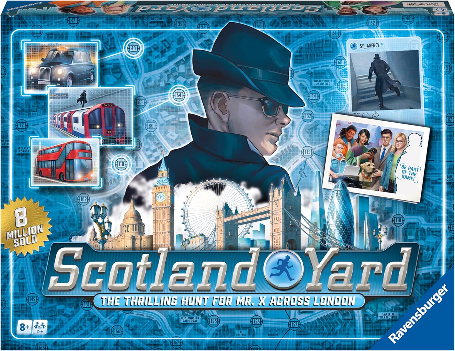Ravensburger Scotland Yard Board Game – Family Strategy Detective Game