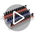 BTremary 3-Pack Clear Acrylic Nail Polish Organiser & Paint Display Stand