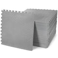 Signature Fitness EVA Foam Interlocking Exercise Mat, 1/2" Thick, 144 Sq Ft