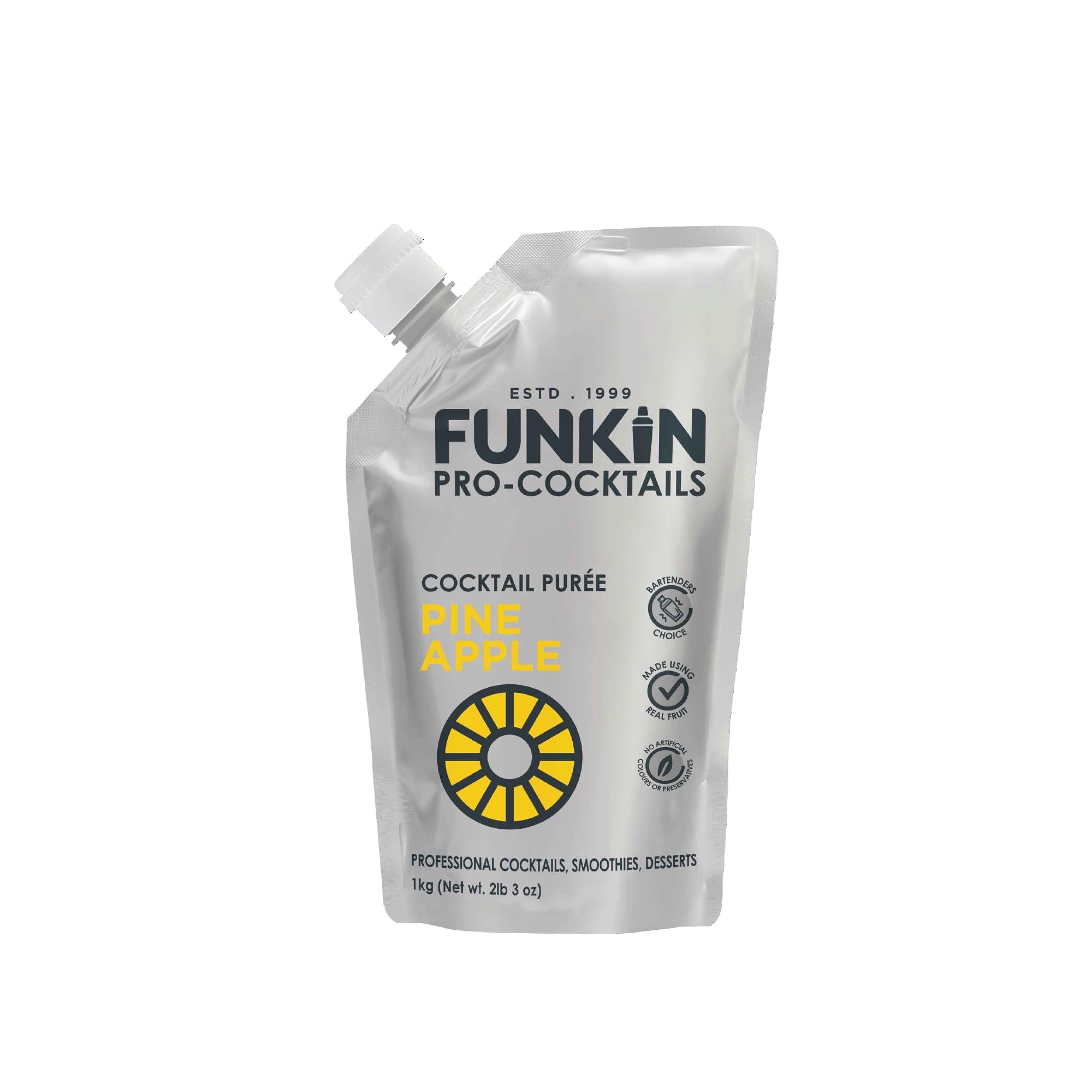 Funkin Pineapple Puree – Professional Fruit Cocktail Mixer – 1kg