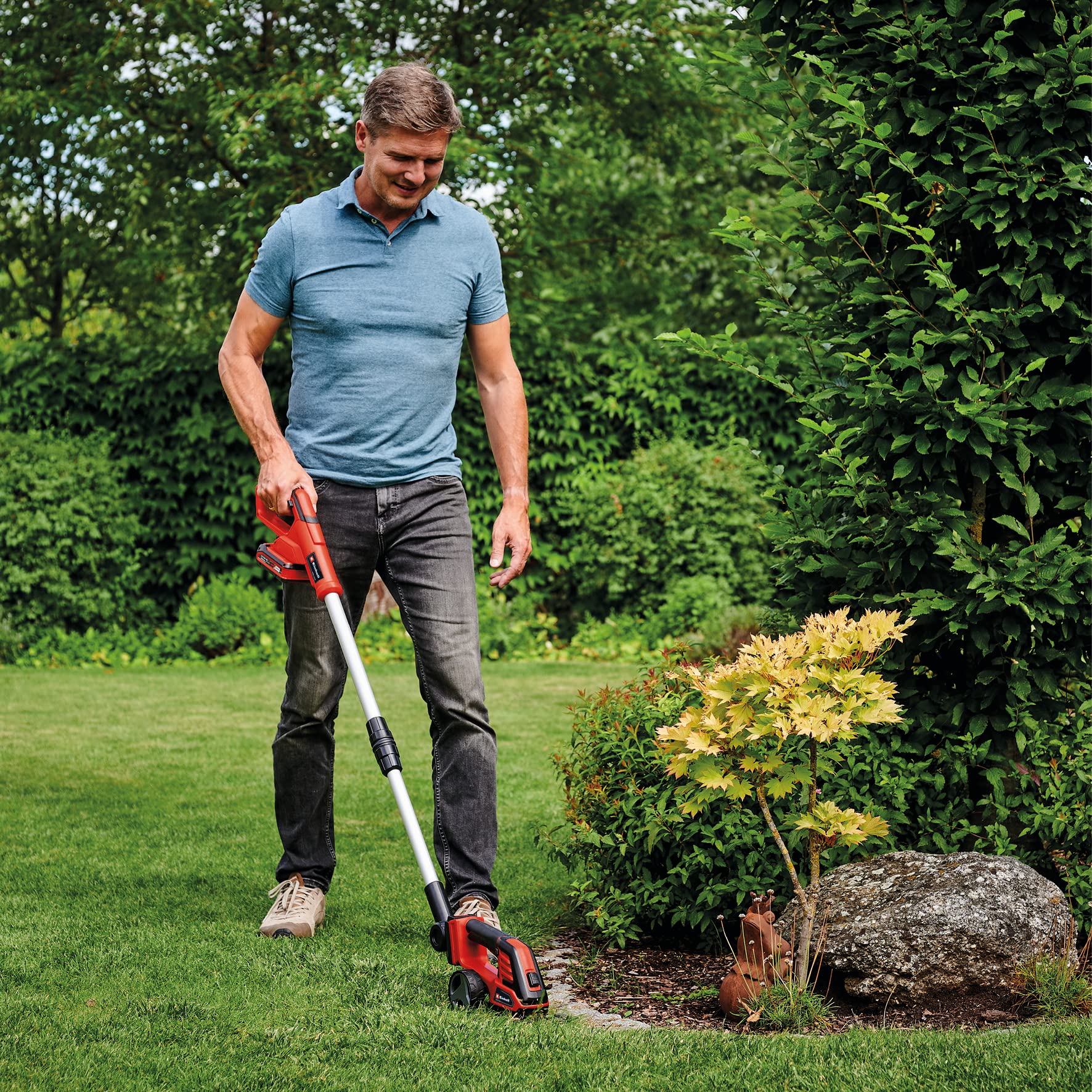 Einhell 18V Cordless Grass & Shrub Shears with Telescopic Handle