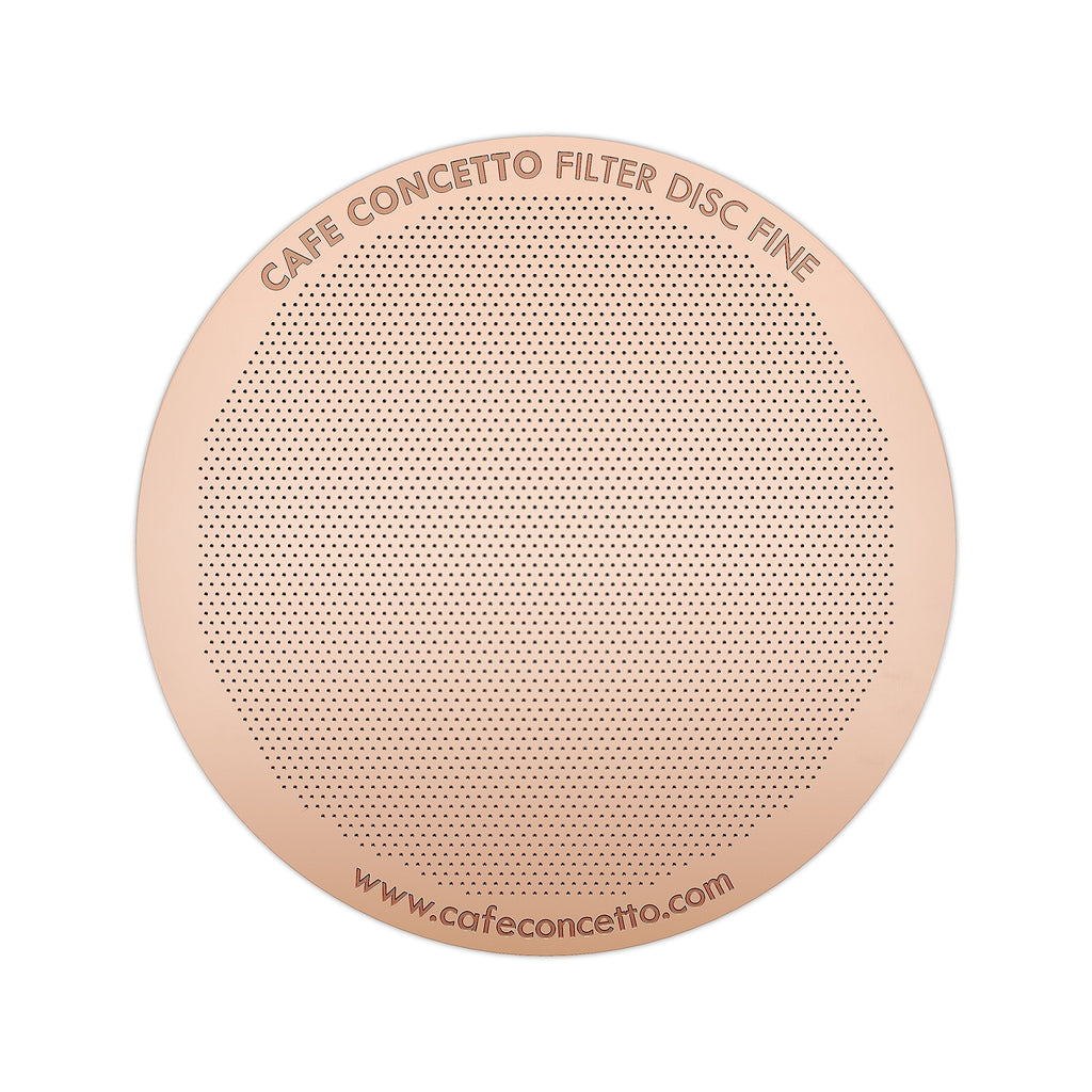 CAFE CONCETTO Reusable Metal Filters for AeroPress – Rose Gold Steel