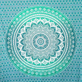 MOMOMUS Sand-Free Extra Large Beach Towel – Mandala Turquoise, 210x230cm