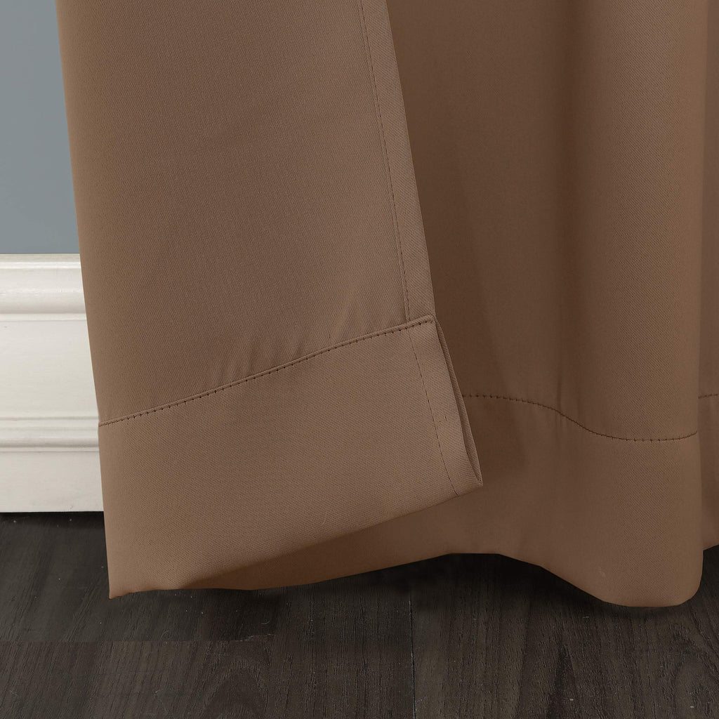 Sun Zero Easton Blackout Patio Door Curtain – Extra Wide Thermal Grommet