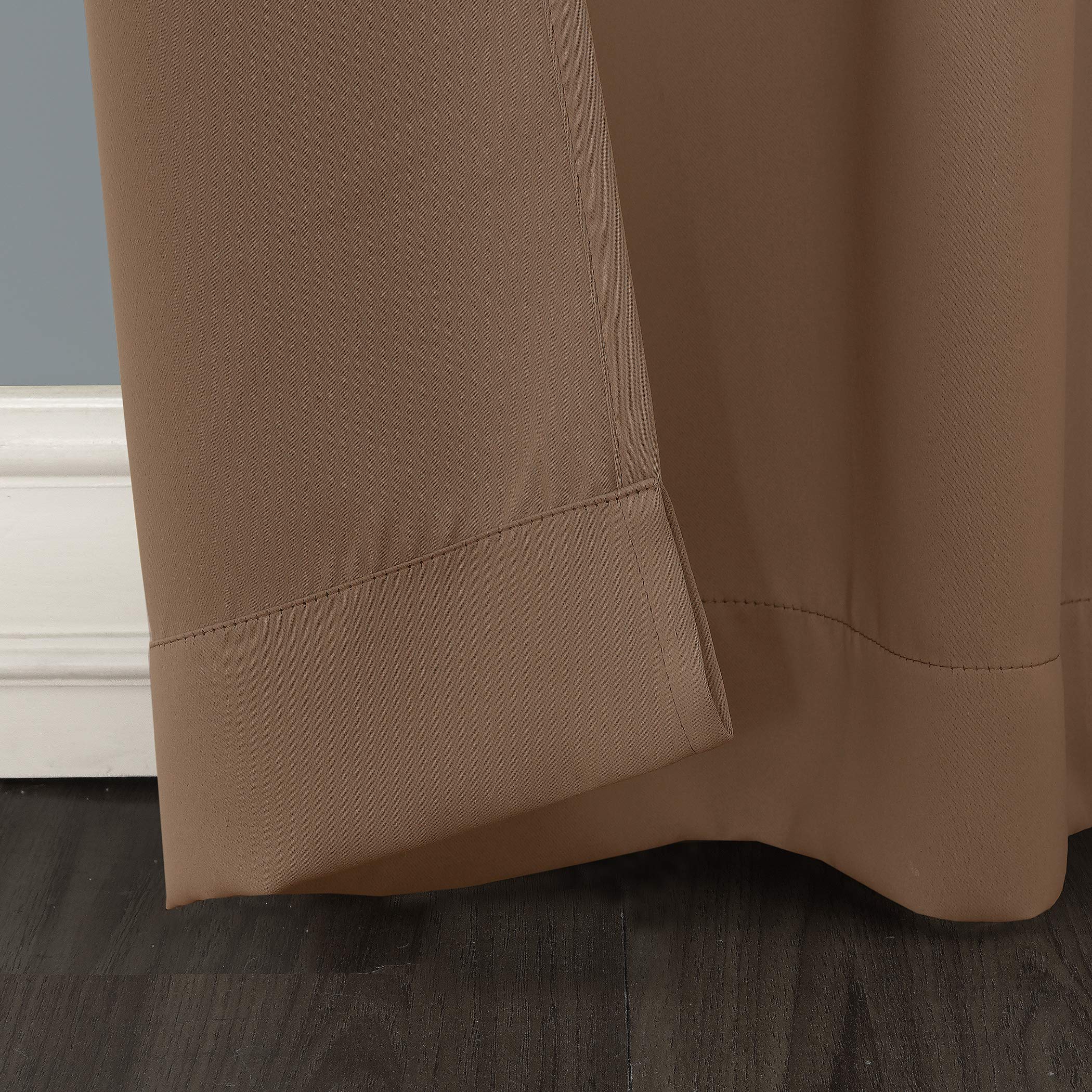 Sun Zero Easton Blackout Patio Door Curtain – Extra Wide Thermal Grommet