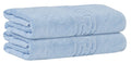 DTEX HOMES 2-Piece Large Bath Sheet Set | 100% Cotton 600 GSM – Sky Blue