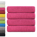 NatureMark 4-Piece Cotton Bath Towel Set | 70x140cm Soft Terry - Pink