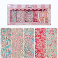 Confect Bake Stable Cake Sprinkles – Aqua Blue, Pink & Silver Heart Mix