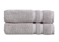 Christy Chroma Grey Bath Sheets - Set of 2 Heavyweight 675GSM Cotton