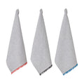 Penguin Home Set of 3 Cotton Kitchen Towels - Waffle Weave Tea Towels