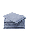De Witte Lietaer Contessa Australian Cotton Wash Cloth, Stone Blue, 6pk