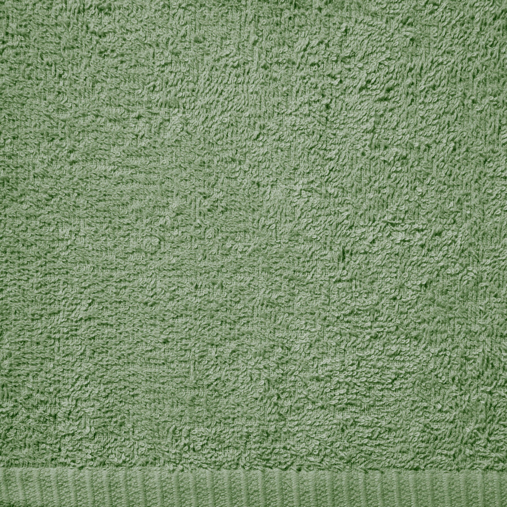Catherine Lansfield Quick Dry Cotton 90x140cm Bath Sheet Sage Green