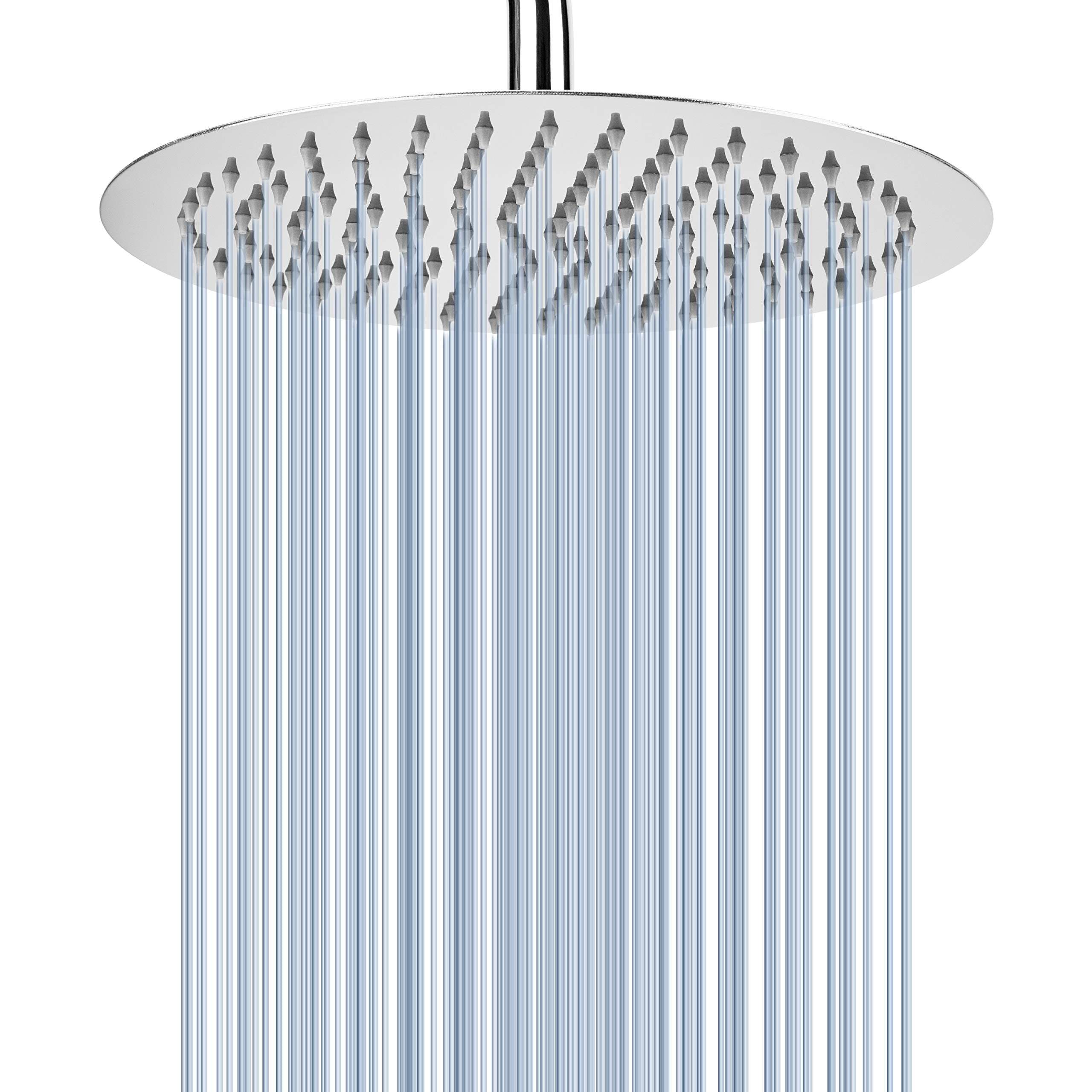 Voolan 10" Rain Shower Head – High Pressure 304 Stainless Steel Chrome