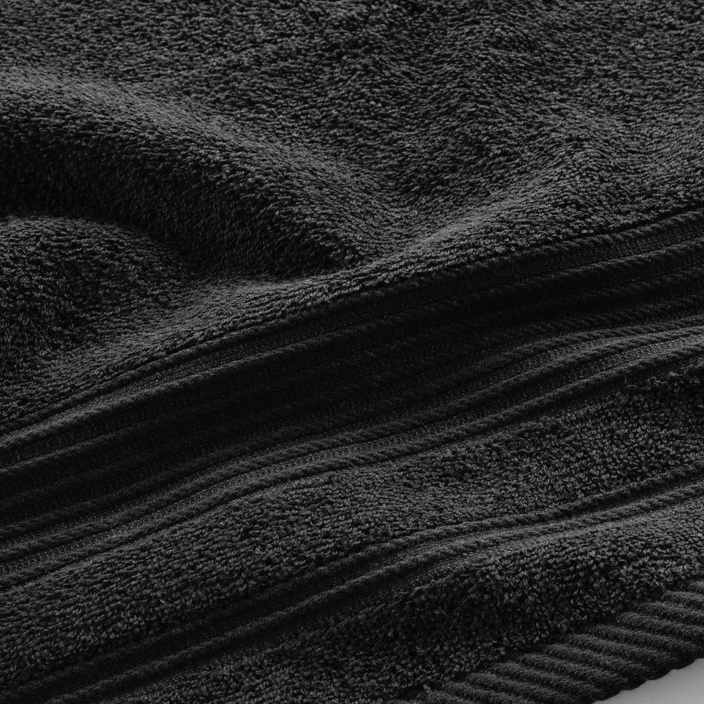 Douceur d'Intérieur, Tendresse Hand Towel 50 x 90 cm Black Sponge Plain - image 4