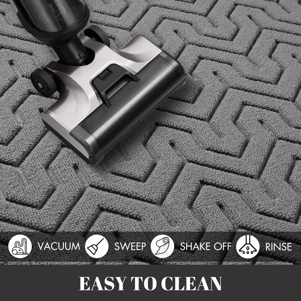 Yimobra Outdoor Door Mat – Heavy Duty Non-Slip Entry Rug, Gray, 81x120 cm